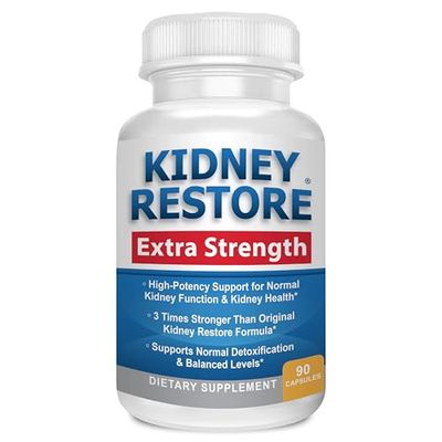 Kidney Cleanse Detox Repair - Created by Kidney Health Expert Living wTransplant - US Made Kidney Support Supplement for Kidney Detox, Kidney Flush Renal Vitamins Renal Restoration 90 Capsules