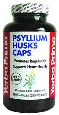 Yerba Prima Psyllium Husks Caps 180 Cap Multi-Pack