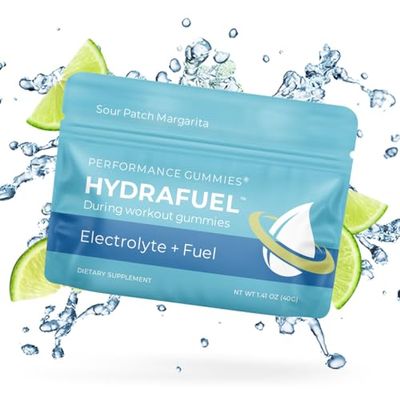 SGC Seattle Gummy Company - HydraFuel Electrolyte Hydration Gummies -12-Pack Margarita - Enhanced Athletic Performance and Hydration Support - Quick Carbohydrates and Electrolytes