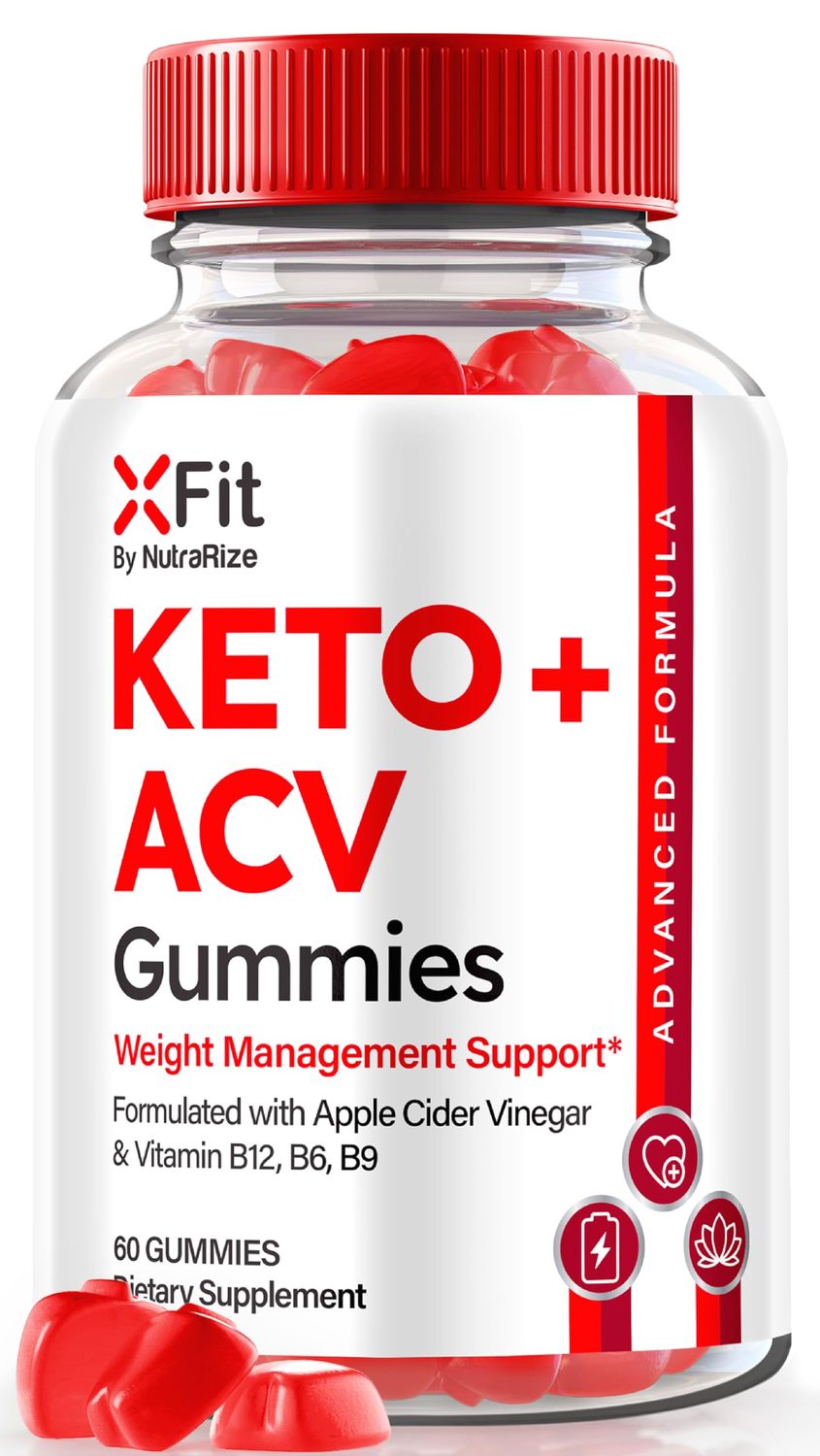 NutraRize Xfit KetoACV Gummies, Dietary Supplement, All Natural Apple Cider Vinegar 1000 MG, Gummy for Health and Fitness, Gomitas Review 60 Gummies