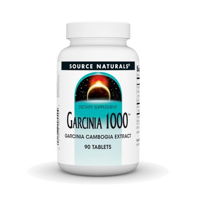 Source Naturals Garcinia Cambogia Extract, 1,000 MG- 90 Tablets