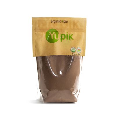 Yupik Organic Hot Chocolate Mix, 2.2 lb 35.2 oz, Vegan, Gluten-Free, GMO-Free, Dairy-Free, Kosher, Cocoa Powder, Mix Easily, Plant-Based Chocolate Beverage, Hot Cocoa Mix
