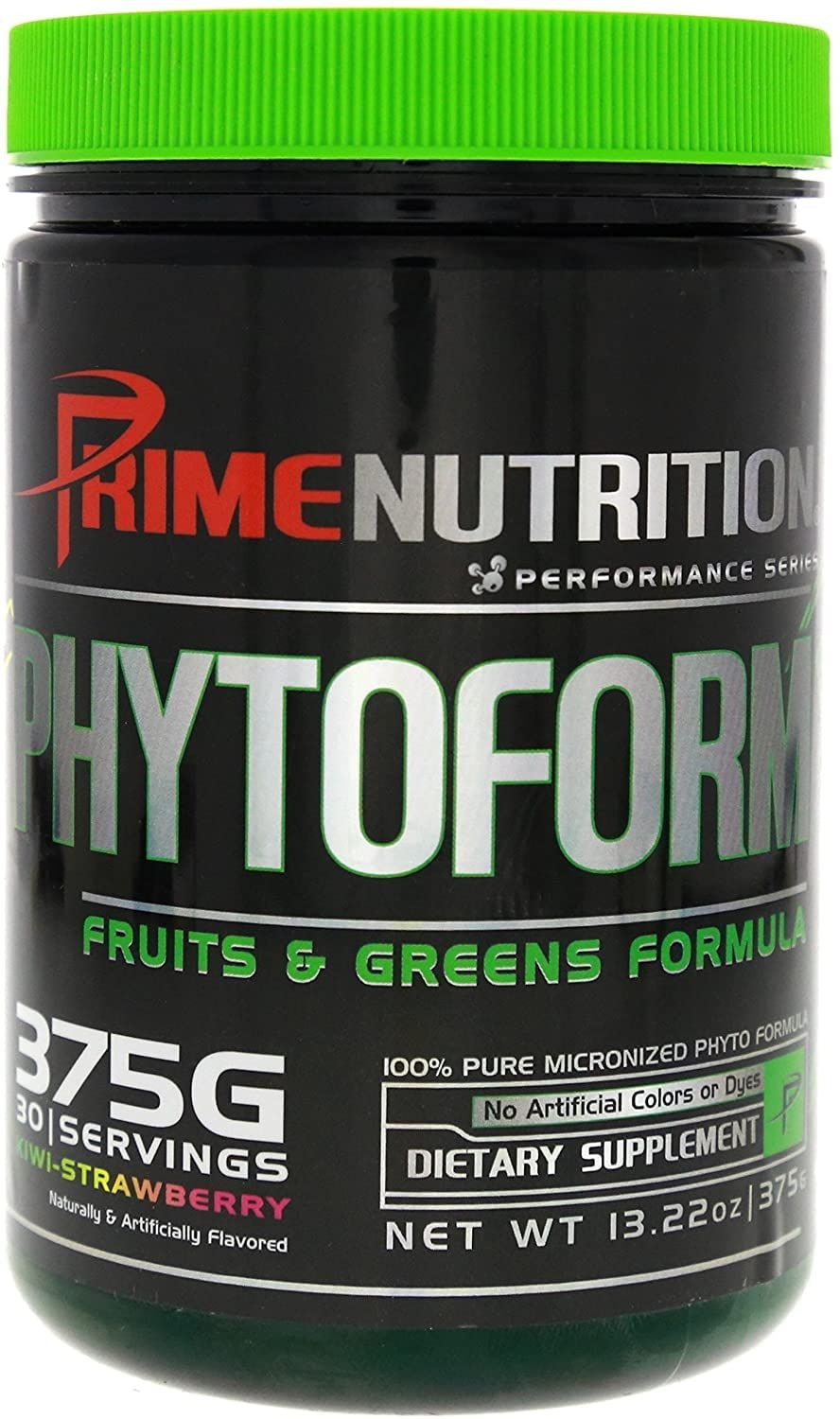 Phytoform Fruits Greens Prime Nutrition 375g 30 Servings Kiwi-Strawberry