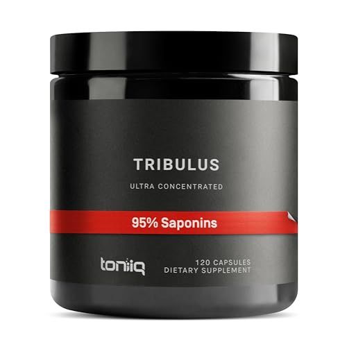Tribulus Terrestris for Men - Ultra High Potency 25:1 Extract with 95 Saponins - 1300mg Pure Concentrated Formula - Third-Party Lab Tested for Purity Quality - 120 Capsules