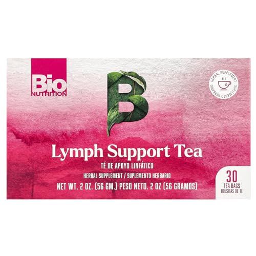 Bio Nutrition Lymph Support Tea Cleanse and Detox 30 BagS