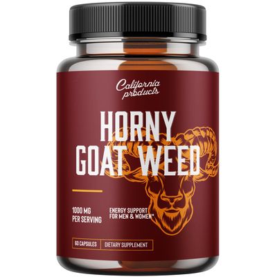 Horny Goat Weed Complex - Male Enhancement Pills and Natural Testosterone Booster for Men Male Performance Pre Workout Supplements Muscle Growth