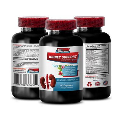 Immune Support Dietary Supplement - Kidney Support - Cranberry Vitamins, Kidney Cleanse, Kidney Cleanse Detox Repair Formula, Kidney Supplement, Liver and Kidney Supplement - 1 Bottle 60 Caps