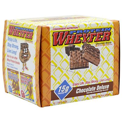 Convenient Nutrition Protein Wheyfer Chocolate Deluxe - 10 - 1.48 oz Wheyfers
