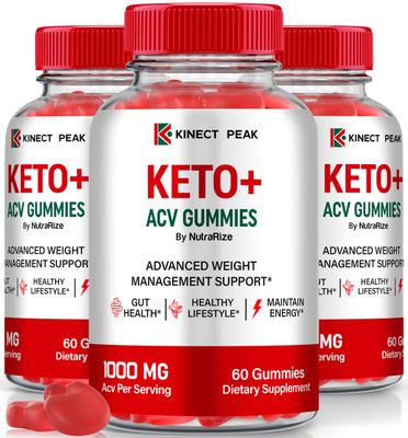 3 Pack Kinect Peak Keto ACV Gummies, KinectPeak KetoACV Weight Loss Gummies, All Natural Apple Cider Vinegar, Premium Keto Formula Plus ACV Gummy, Official ACV Keto Reviews 180 Gummies
