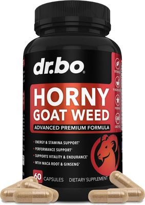 Horny Goat Weed For Men and Women - 1590mg Extra Max Male Enhancement, Stamina, Endurance, Performance - Maca Root, Tribulus, Muira Puama, L Arginine Ginseng Hornygoatweed for Men Women - 60 Pills