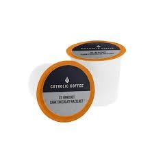 St. Benedict Chocolate Hazelnut Blend Medium Roast Catholic Coffee Pods, 12 Count, Single Serve Coffee Pods for Keurig K-Cup Brewers