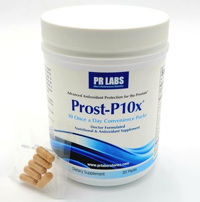 Prost-P10x Doctor Formulated Prostate Supplements for Men, Saw Palmetto, Beta Sitosterol, Prostatitis BPH Relief, Reduce Frequent Urination Bathroom Trips 30 Packs, 1 Month Supply
