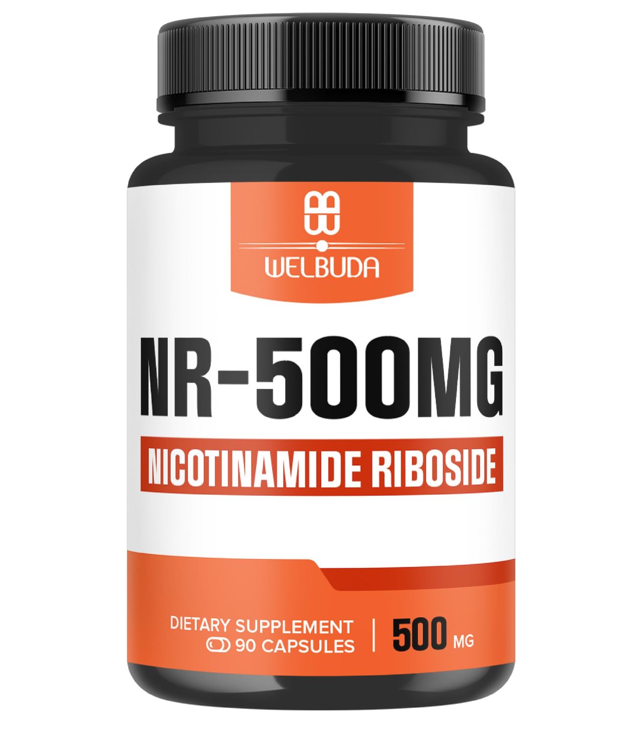 WELBUDA NAD Supplement with Nicotinamide Riboside - 90 Capsules - 3 Month Supply