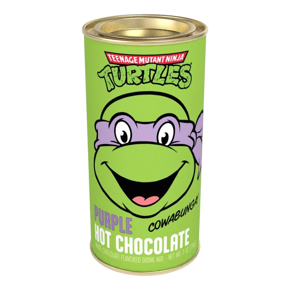 McStevens Teenage Mutant Ninja Turtles Purple Hot Chocolate 7oz Round Tin