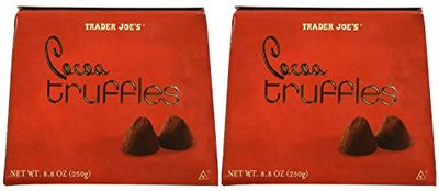 Trader Joes Cocoa Truffles 8.8oz Pack of 2