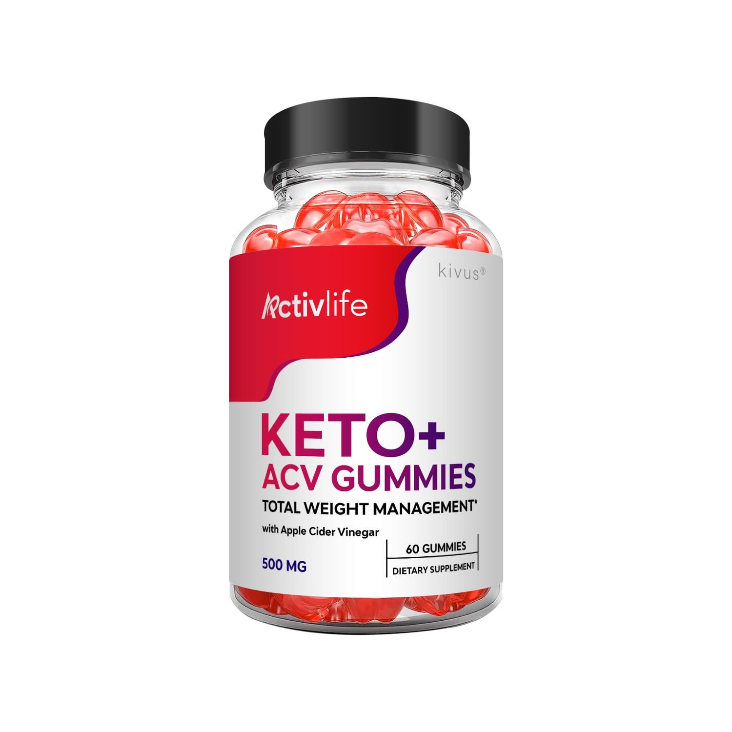 kivus Activlife Keto Gummies - Activlife Keto ACV Gummies Single, 60 Gummies