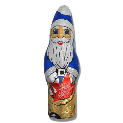 Klett Schokolade Gourmet Dark Chocolate Santa Claus Shaped Candy, Individually Wrapped Foiled Christmas Candies, Creative Stocking Stuffers for Families, Fun Sweet Seasonal Treats for Parties