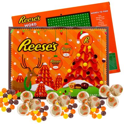 Reeses Holiday Hersheys down to Christmas Advent Calendar, Chocolate, 1 Count