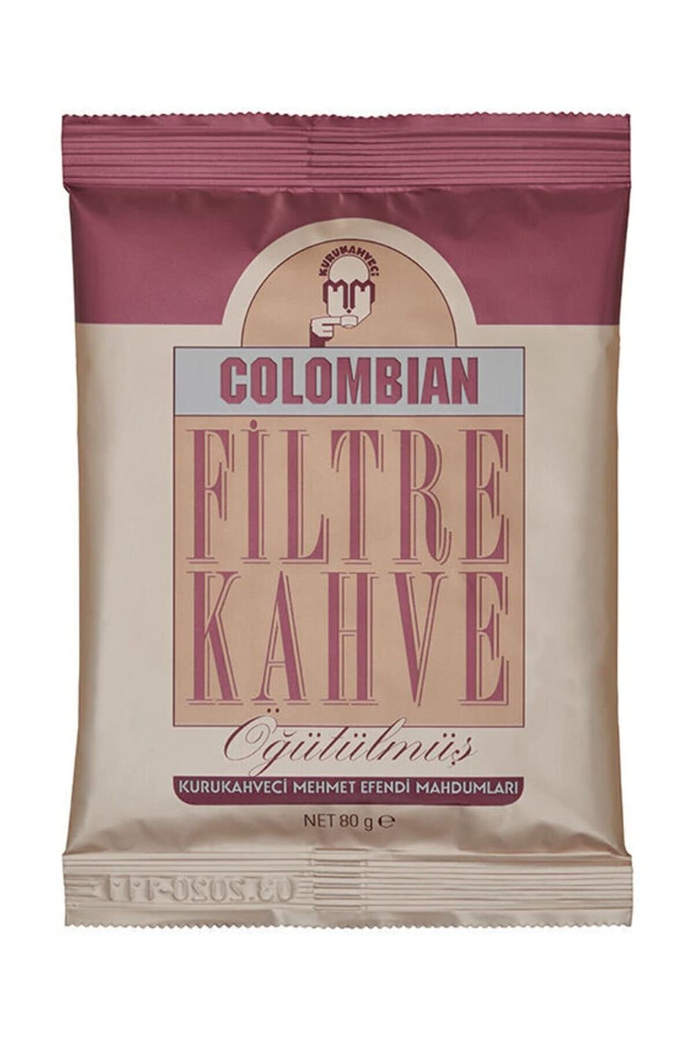 KURUKAHVECI MEHMET EFENDI Colombian Filter Coffee Freshly Ground Rich Aroma Full-bodied Natural Sweetish Hazelnuts to Chocolate, Caramel Flavor 2.82 Fl OZ