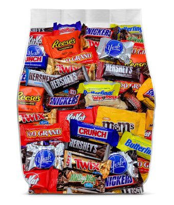 Assorted Chocolate Candy Variety Pack - 5lb Chocolate Candy Individually Wrapped - Bulk Chocolate Assortment Great for Party Favors, Sharing and Snacking - Chocolate Candy Bulk Pack - 5 Pounds