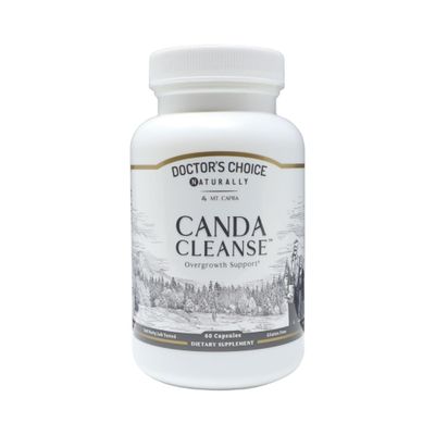 Mt. Capra CandaCleanse Overgrowth Support, Digestive Health Supplement with Potent Nutrients Including Caprylic Acid, Oregano, Garlic, PAU d Arco, Enzyme Blend - 30 Servings 60 Capsules