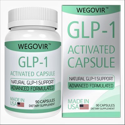 GLP-1 Supplement Support, with Naturally GLP-1 Activator, Berberine Green Coffee Extract, GLP-1 Boosting for Women Men, Hunger Metabolism Support, GLP-1 Levels Overall Health - 90 Capsules