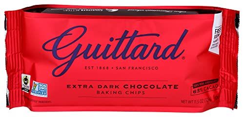 Guittard Baking Chips, 63% Extra Dark Chocolate, 11.5 oz