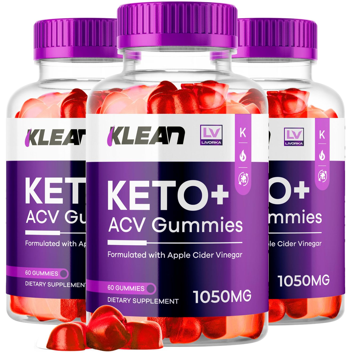 3 Pack Klean Keto ACV Gummies Advanced Weight Loss Support, Klean Keto, Keto Klean ACV Weight Loss Gummies 1050MG, Klean Keto Plus ACV Gummies, KetoKlean Gummies, 180 Gummies for 3 Months