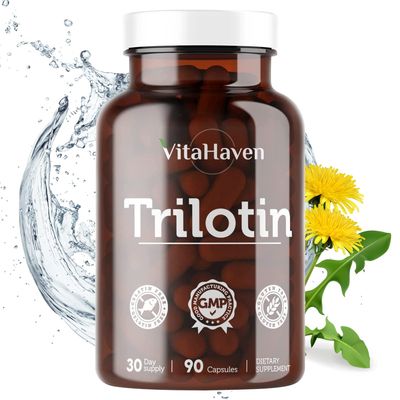 Trilotin: Swollen Feet and Ankles Treatment for Women and Men with Edema of The Lower Leg - Reduce Swelling in Feet and Ankles from Water Retention- Includes: Dandelion Root, Parsley Leaf More