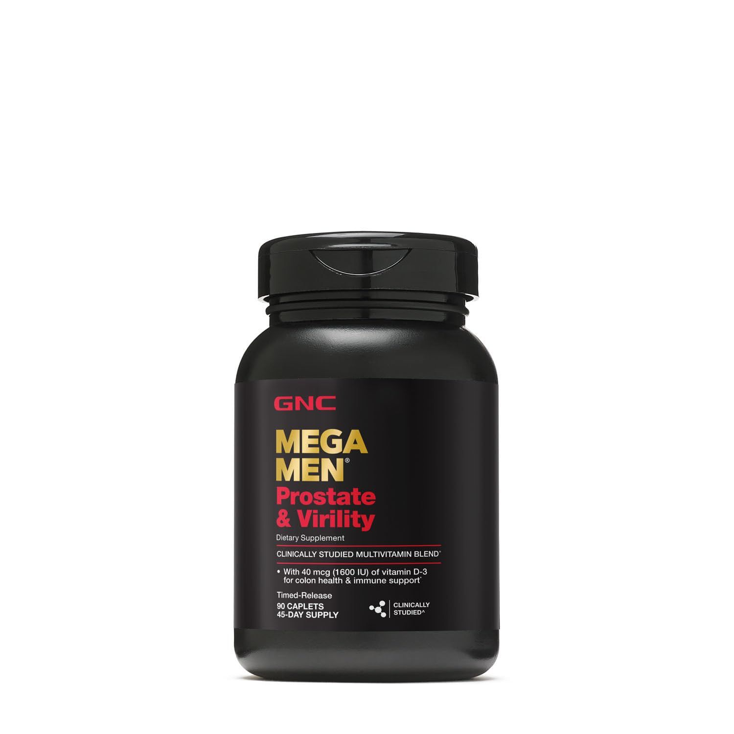 GNC Mega Men Prostate and Virility Supports Optimal Sexual Health and Prostate Health 90 Caplets