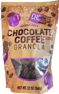 Trader Joes Chocolate Coffee Flavored Granola 12 oz