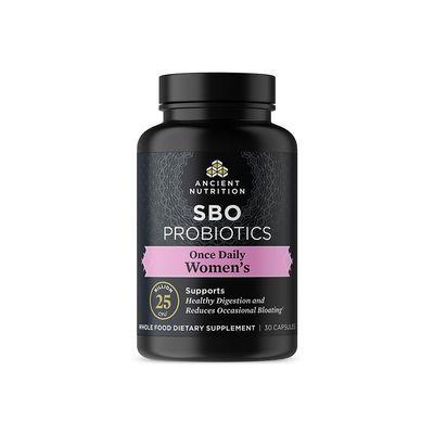 Ancient Nutrition Probiotics for Women, Once Daily Womens Probiotics 30ct, Digestive Support and Reduces Occasional Bloating, Made with Chaste Tree Berry and Amla Berry, 25 Billion CFUs