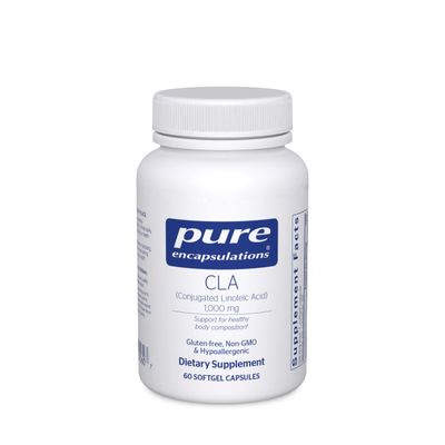 Pure Encapsulations CLA Conjugated Linoleic Acid 1,000 mg Promotes Healthy Body Composition with Exercise 60 Softgel Capsules
