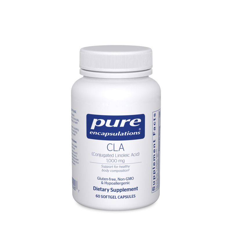 Pure Encapsulations CLA Conjugated Linoleic Acid 1,000 mg Promotes Healthy Body Composition with Exercise 60 Softgel Capsules
