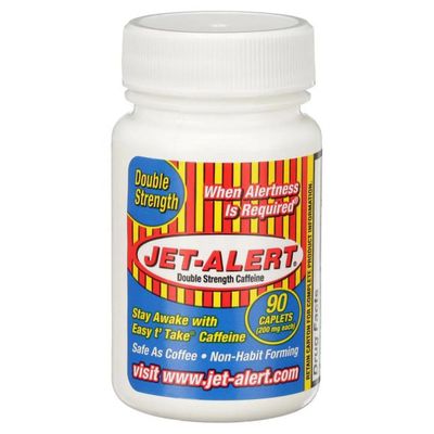 Jet-Alert Double Strength Caffeine 200 Mg Caplets, 90 caplets, Pack of 3