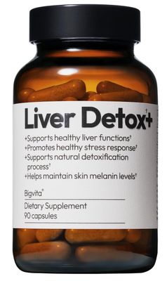 BigVita Liver Detox Vegan Gluten Free Liver Health Supplement Cleanse Detox Repair Hangover Helper Contains Milk Thistle Glutathione Vitamin C Inositol and Selenium, 90 Capsules
