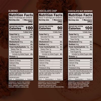 Manischewitz Gluten Free Macaroons 10oz (3 Pack Variety) Almond, Chocolate Chip, Chocolate Nut Brownie Lactose Free, Vegetarian, Dairy Free, Kosher (including Passover)