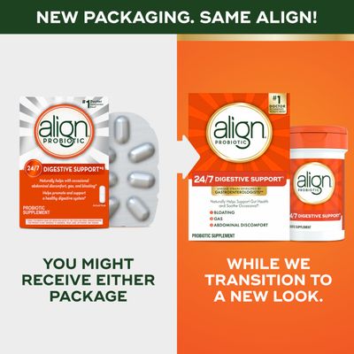 Align Probiotic, Probiotics for Women and Men, Daily Probiotic Supplement for Digestive Health, 1 Recommended Probiotic by Doctors and Gastroenterologists , 56 Capsules
