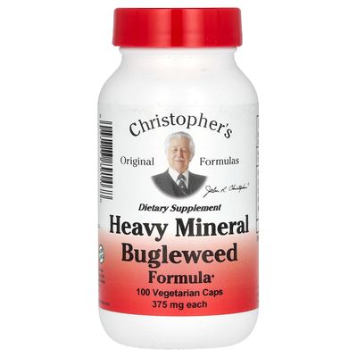 Dr. Christophers Formulas Heavy Mineral Bugleweed Formula - 400 mg - 100 Caps