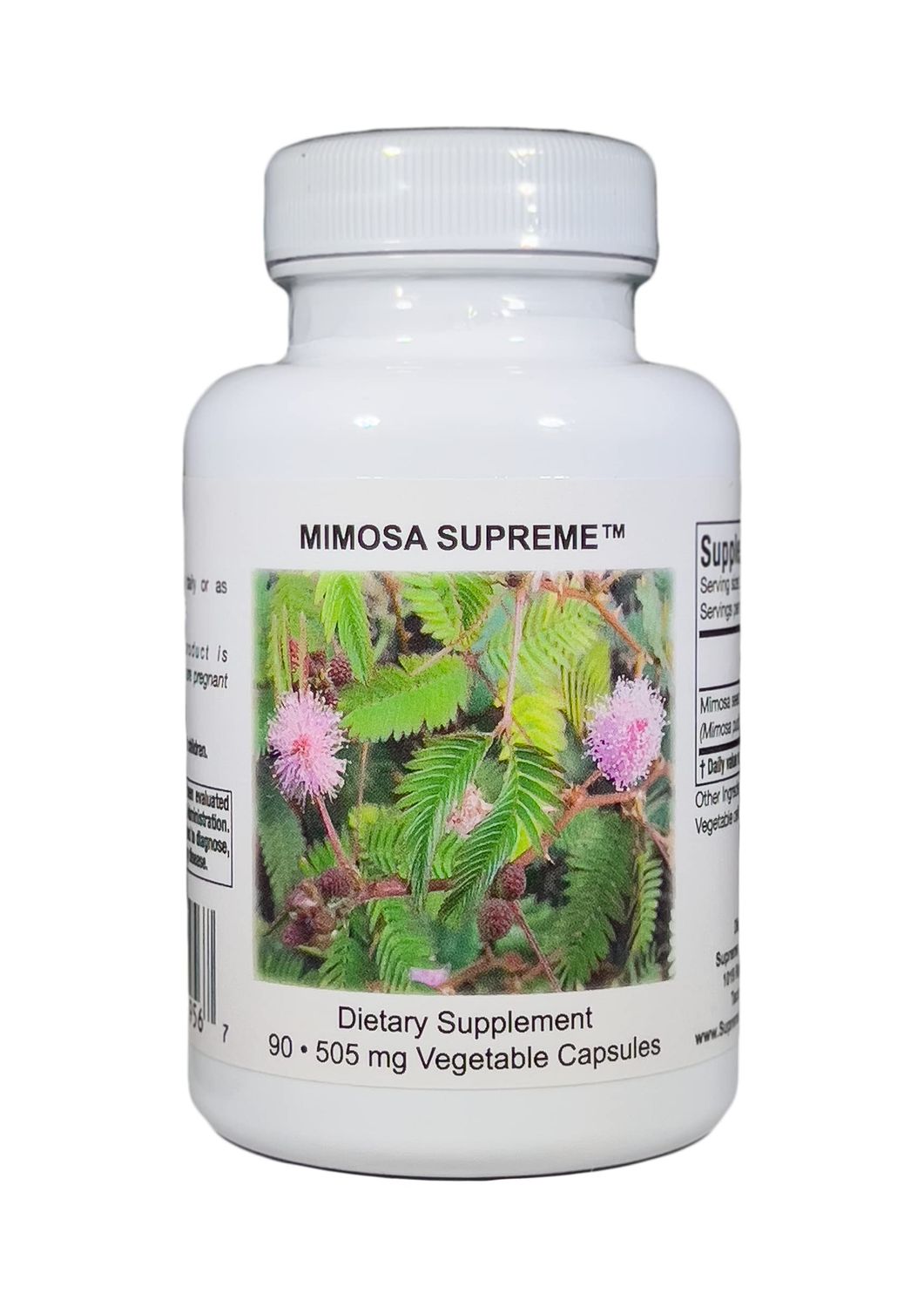 Supreme Nutrition Mimosa Supreme, 90 Pure 100 Mimosa Pudica Seed Capsules