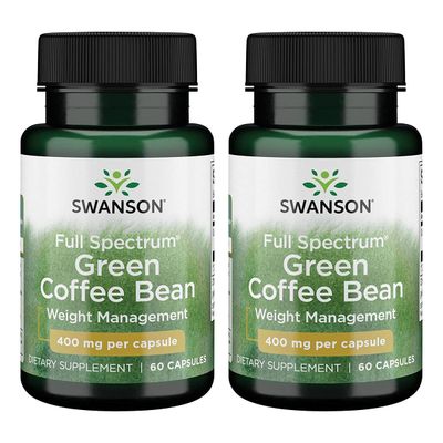 Swanson Full Spectrum Green Coffee Bean 400 Milligrams 60 Capsules 2 Pack