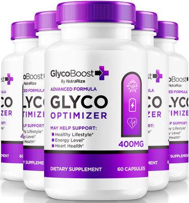 NutraRize 5 Pack GlycoBoost - Official Glyco Boost Blood Support Formula, All Natural Capsules for Healthy and Stable Levels, GlycoBoost Blood Vessel Cleaner, Glyco Boost Optimizer 300 Capsules