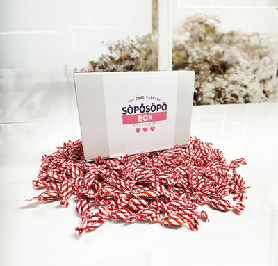 Fazer Marianne Chocolate Filled Mint Candy, 2 lb 900g Bag in a S p s p Box SOPOSOPO