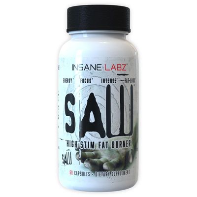 Insane Labz Saw , High Potency Fat Burner, Thermogenic Weight Loss Supplement and Appetite Suppressant with L-Tyrosine, Yerba Mate, GABA and Alpha Yohimbine, 60 Srvgs