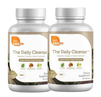 Zahler Daily Cleanse, Digestive Cleanse Detox Formula, Supports Healthy and Regular Elimination, 118 Capsules