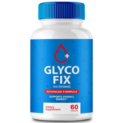 IDEAL PERFORMANCE Glycofix Capsules, Glycofix Support Supplement Pills - Maximum Strength, GlycoFix Health Wellness Capsules, GlycoFix All Natural Formula, GlycoFix Capsules Reviews 60 Capsules