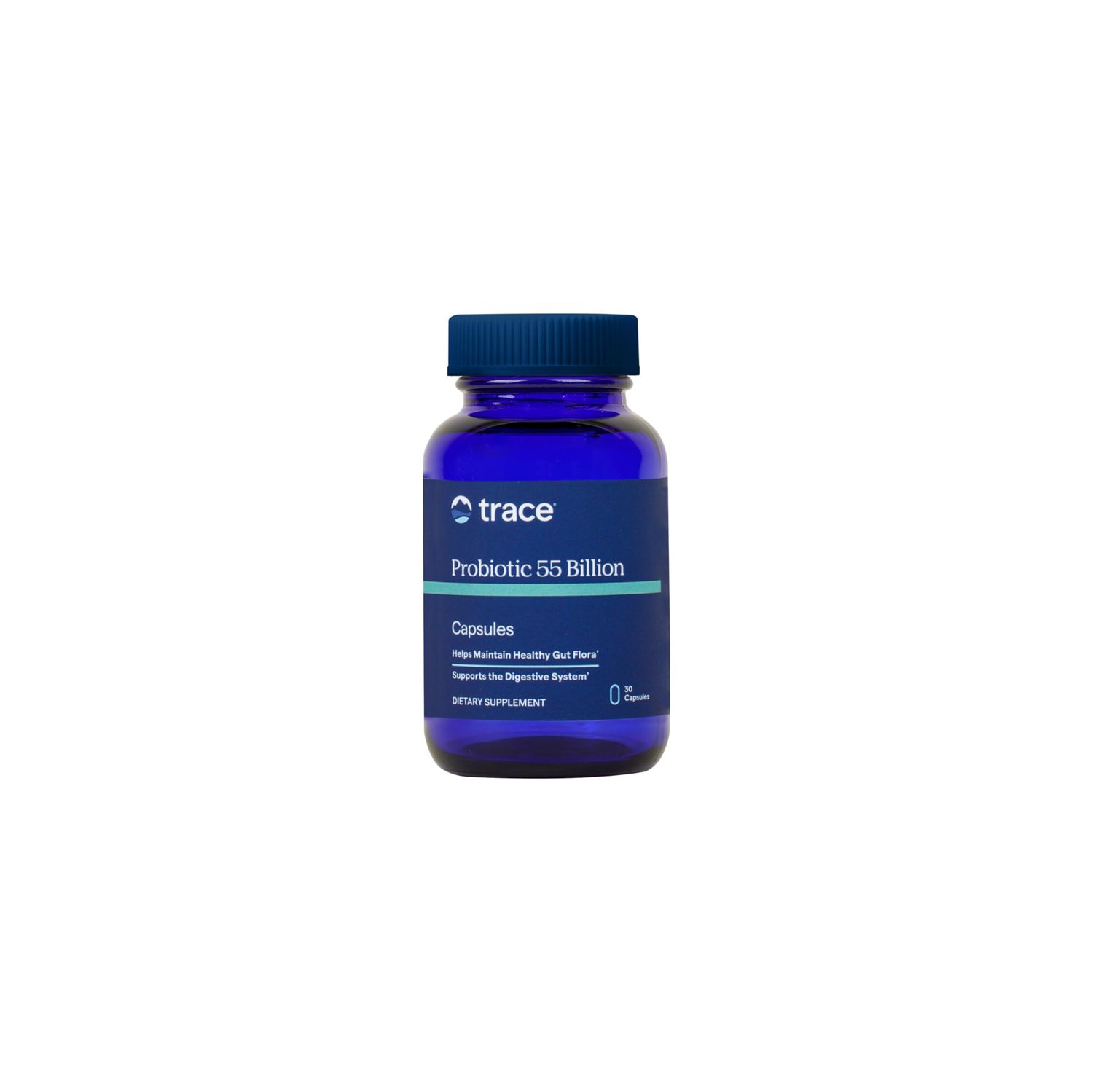 Trace Minerals Probiotic 55 Billion - Gut Health Support Supplement with Probiotics Prebiotics - Dietary Supplement to Support Healthy Gut Flora Digestive Health - 30 Capsules 30 Servings