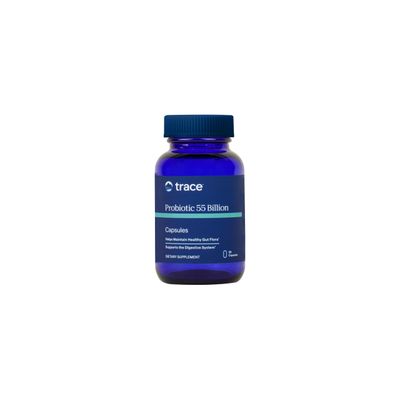 Trace Minerals Probiotic 55 Billion - Gut Health Support Supplement with Probiotics Prebiotics - Dietary Supplement to Support Healthy Gut Flora Digestive Health - 30 Capsules 30 Servings