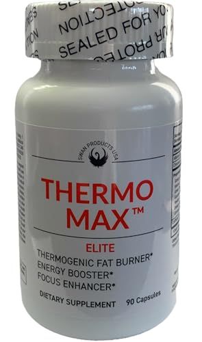 Thermo Max Elite - Thermogenic Fat Burner, Extreme Energy Boosters, Weight Loss, 90 Diet Pills