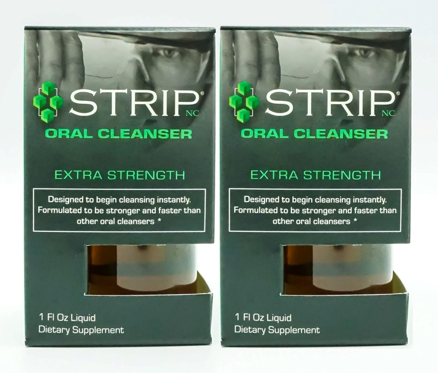 Wellgenix Strip Detox Oral Cleanser Extra Strength Instant Cleansing - Potent Deep System Cleanser - Formulated to Be Strong 1 oz 2 Pack